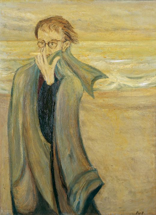 Mann am Strand, 1974, Günter Firit