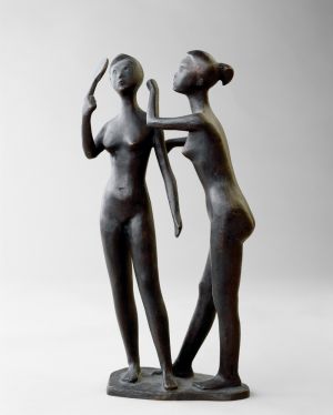 Spiegelmädchen, 1956, Maria Becke-Rausch