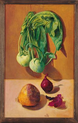 Kohlrabi (Gemüsetriptychon), 1999, Gudrun Brüne