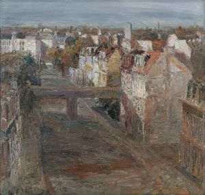 Straße in Gohlis, 1994, Gerald Müller-Simon