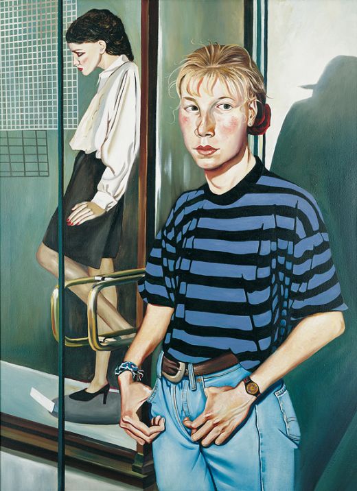 Am Schaufenster, 1993, Norbert Wagenbrett