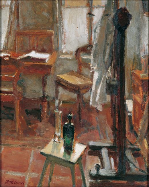 Atelierinterieur, 1954, Karl Miersch