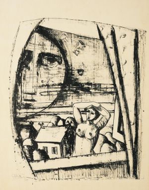 Akt am Fenster, 1970, Günter Albert Schulz